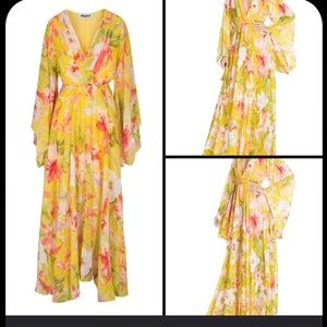 Meghan Fabulous Sunset Maxi Dress Yellow